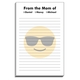 Emoji Sunglasses Parent Notepads Image 2 of 2